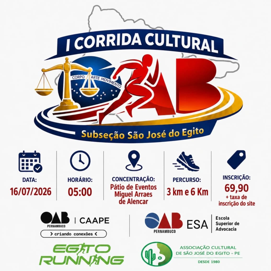 I CORRIDA CULTURAL OAB Subseção São José do Egito